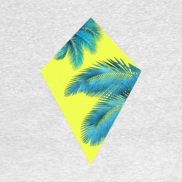 Palm tree icon-yellow by Glamoriii 